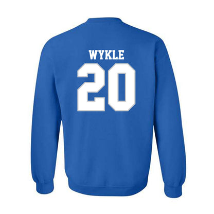 MTSU - NCAA Men's Basketball : Savon Wykle - Generic Shersey Crewneck Sweatshirt-1