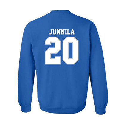 MTSU - NCAA Baseball : Jaxon Junnila - Generic Shersey Crewneck Sweatshirt-1