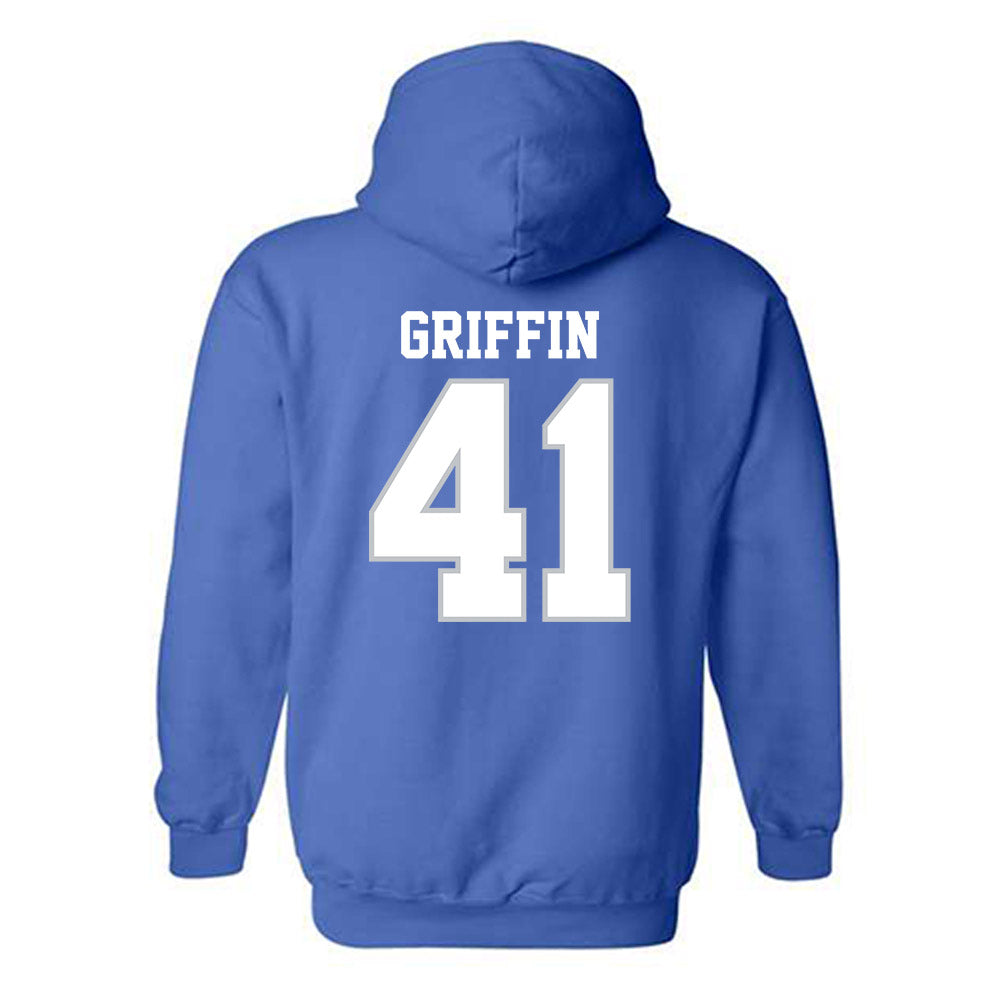 MTSU - NCAA Football : Trashun Griffin - Generic Shersey Hooded Sweatshirt-1