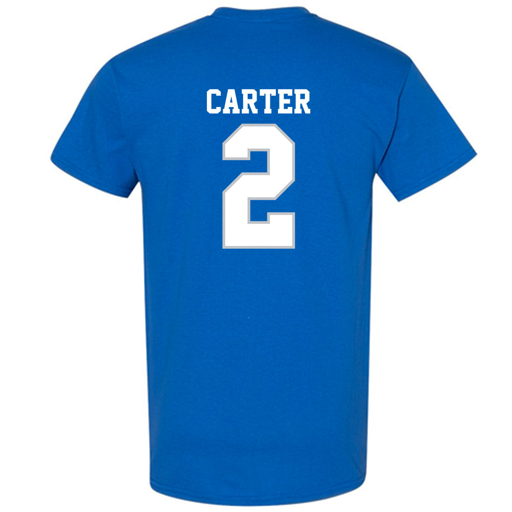 MTSU - NCAA Men's Basketball : Jahvin Carter - Generic Shersey T-Shirt-1