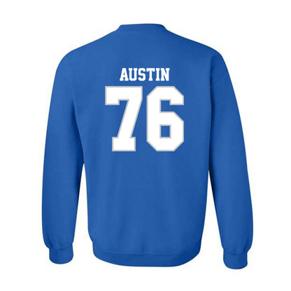 MTSU - NCAA Football : Garrett Austin - Generic Shersey Crewneck Sweatshirt-1