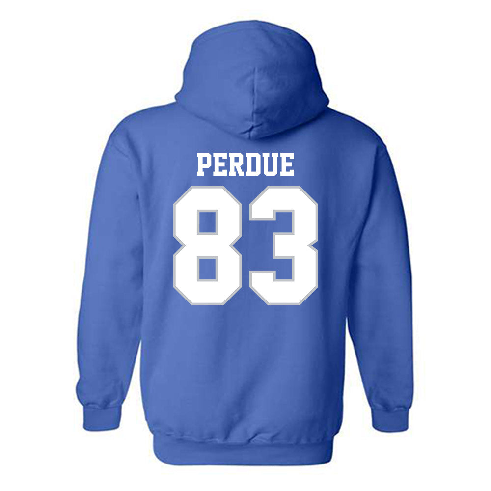 MTSU - NCAA Football : Koraun Perdue - Generic Shersey Hooded Sweatshirt-1