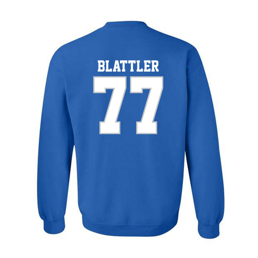 MTSU - NCAA Football : Diego Blattler - Generic Shersey Crewneck Sweatshirt-1