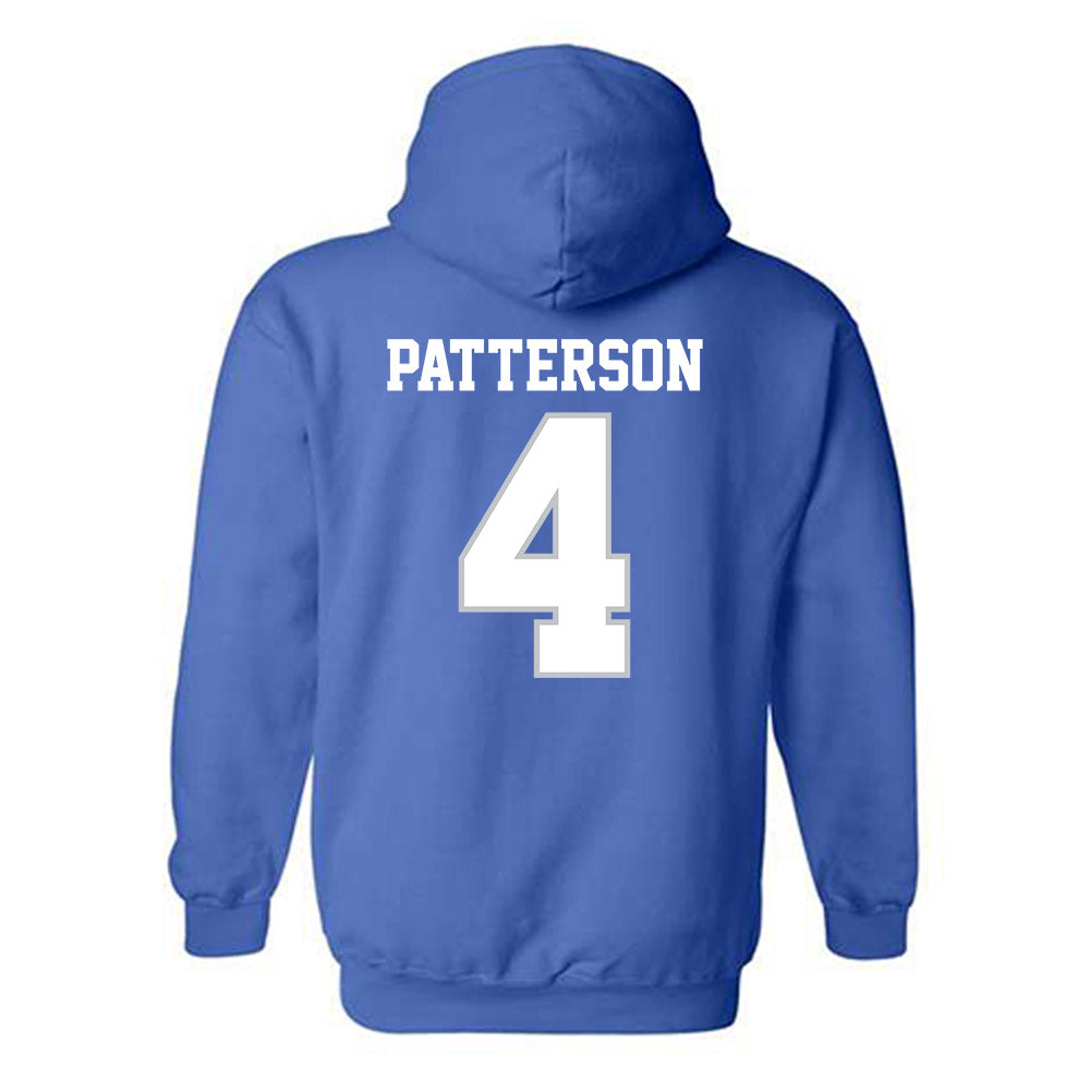 MTSU - NCAA Football : Tyree Patterson - Generic Shersey Hooded Sweatshirt-1
