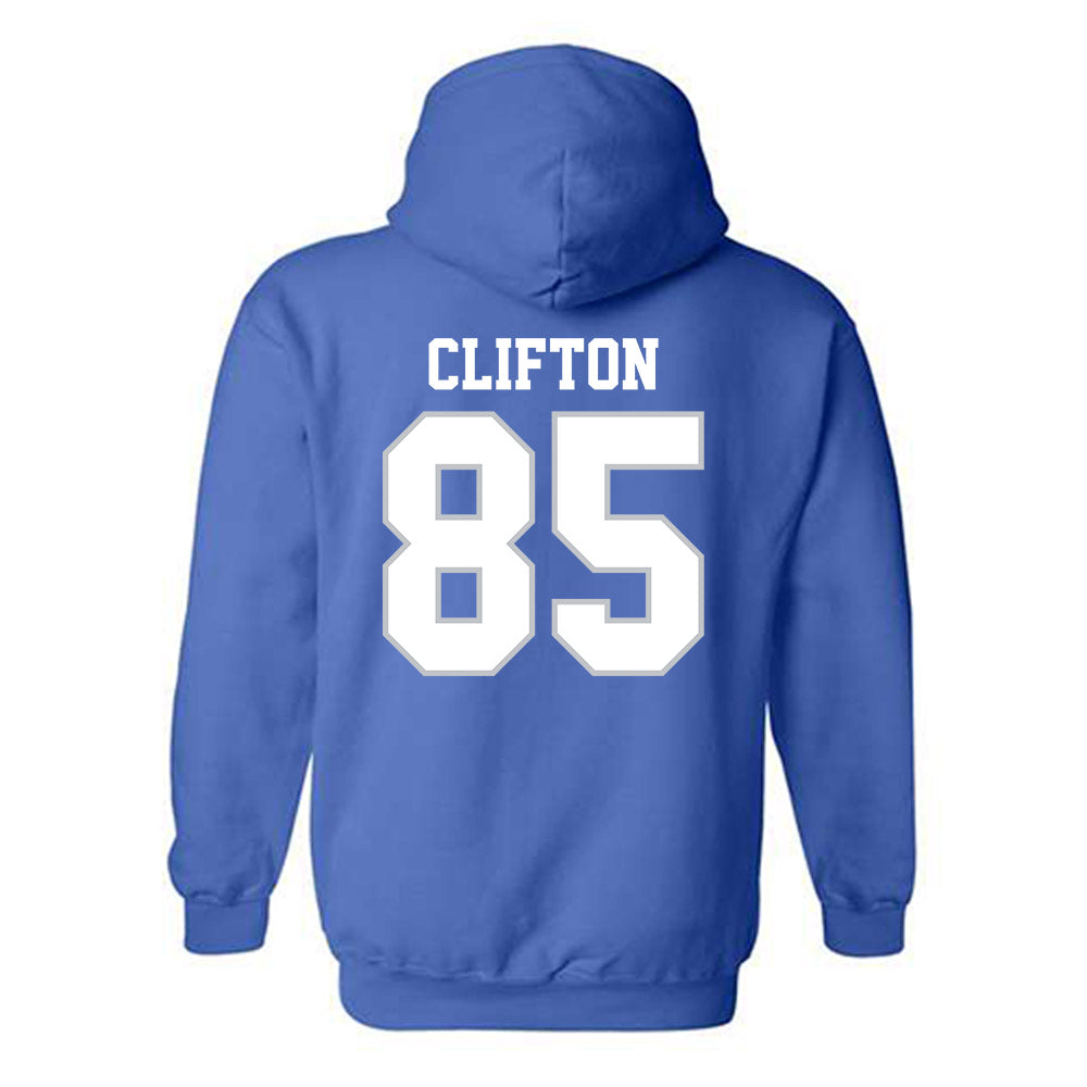 MTSU - NCAA Football : Neo Clifton - Generic Shersey Hooded Sweatshirt-1