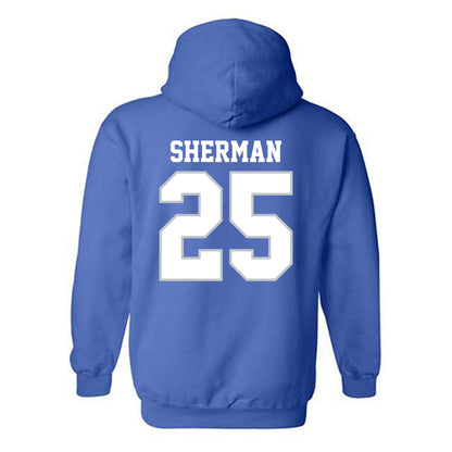 MTSU - NCAA Football : Ethan Sherman - Generic Shersey Hooded Sweatshirt-1