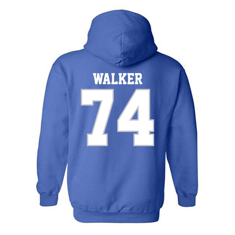 MTSU - NCAA Football : Ashley Walker - Generic Shersey Hooded Sweatshirt-1