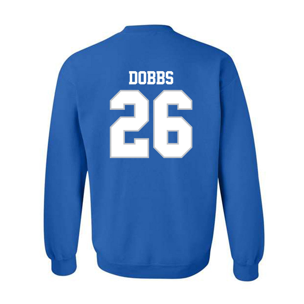 MTSU - NCAA Baseball : Mason Dobbs - Generic Shersey Crewneck Sweatshirt-1