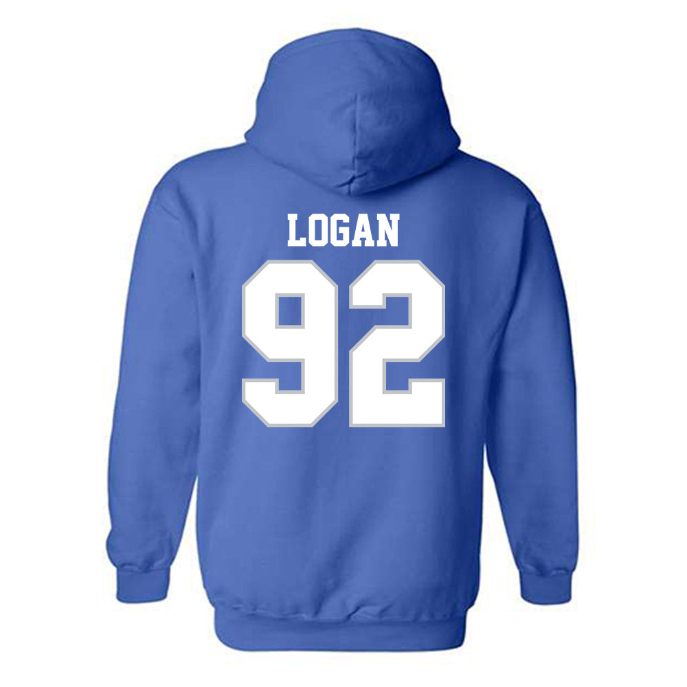 MTSU - NCAA Football : Ashton Logan - Generic Shersey Hooded Sweatshirt-1