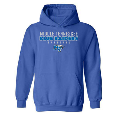 MTSU - NCAA Baseball : Cale Vinson - Generic Shersey Hooded Sweatshirt