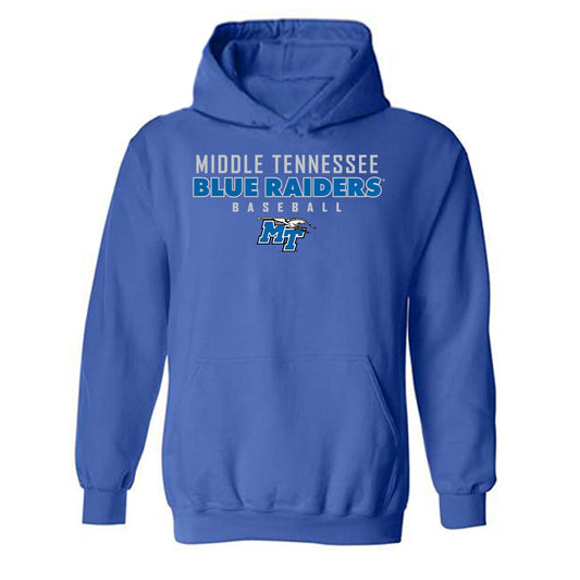 MTSU - NCAA Baseball : Cale Vinson - Generic Shersey Hooded Sweatshirt