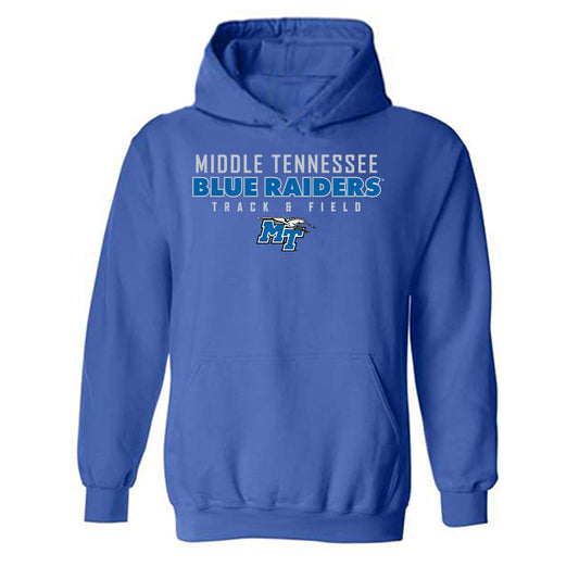 MTSU - NCAA Women's Track & Field : Arianna Thomas - Generic Shersey Hooded Sweatshirt-0