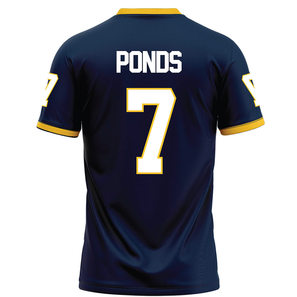 Murray State - NCAA Football : Marion Ponds - Blue Football Jersey-1