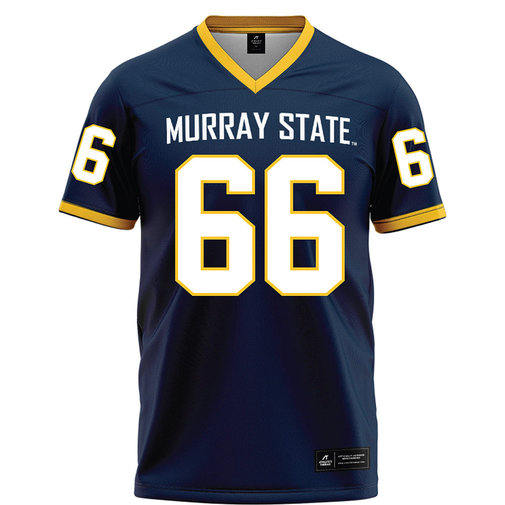 Murray State - NCAA Football : Spencer Newman - Blue Football Jersey-0