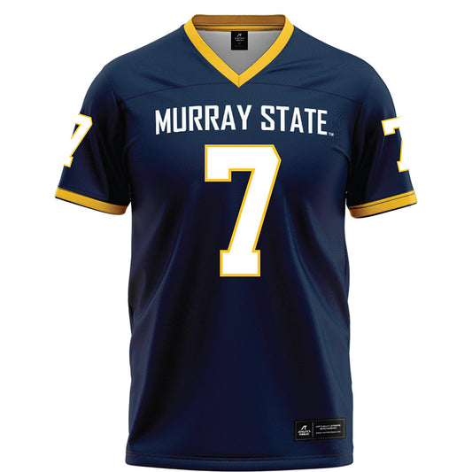 Murray State - NCAA Football : Marion Ponds - Blue Football Jersey-0