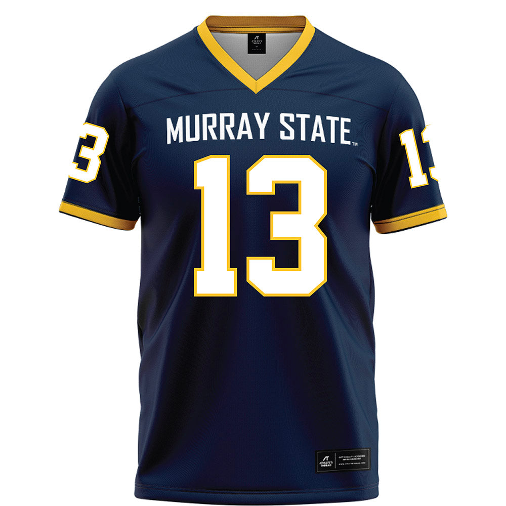 Murray State - NCAA Football : Trey Firestone - Blue Football Jersey-0