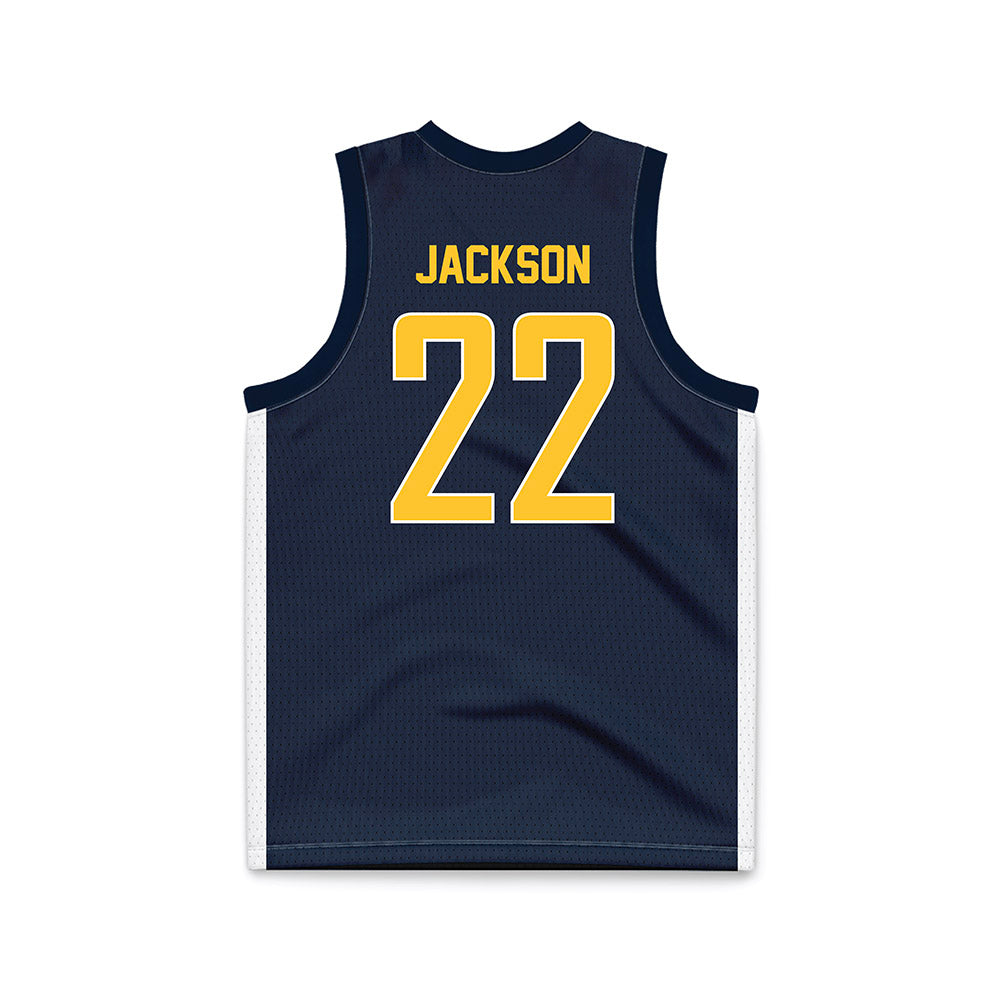 Murray State - NCAA Men's Basketball : Javon Jackson - Blue Basketball Jersey-1