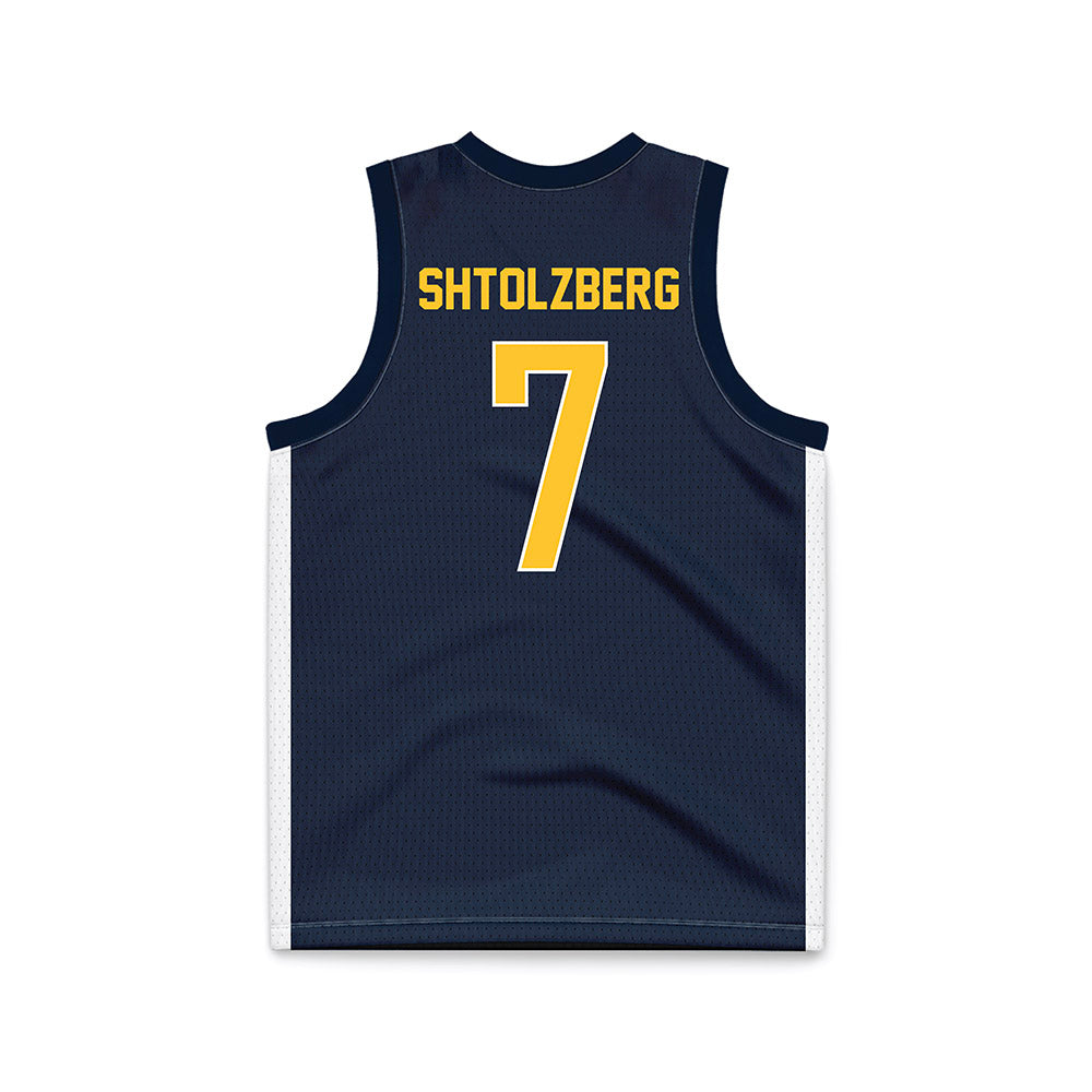 Murray State - NCAA Men's Basketball : Ben Shtolzberg - Blue Basketball Jersey-1