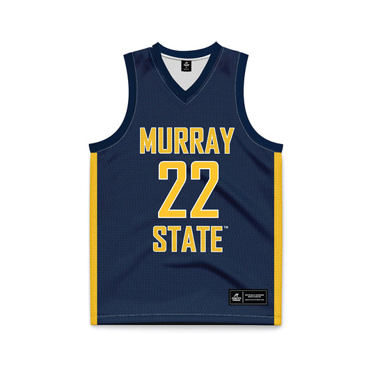 Murray State - NCAA Men's Basketball : Javon Jackson - Blue Basketball Jersey-0