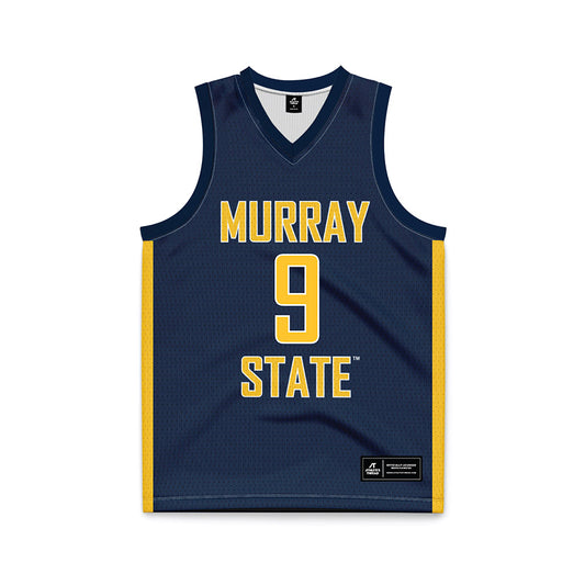 Murray State - NCAA Men's Basketball : Layne Taylor - Blue Basketball Jersey-0