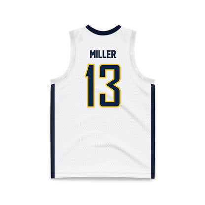 Murray State - NCAA Men's Basketball : Mason Miller - White Basketball Jersey-1