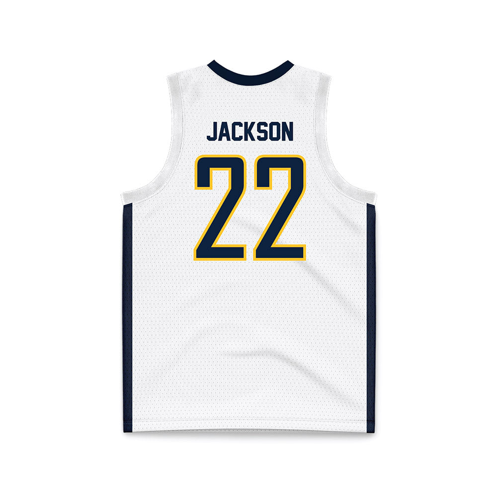 Murray State - NCAA Men's Basketball : Javon Jackson - White Basketball Jersey-1