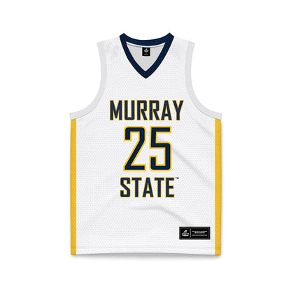 Murray State - NCAA Men's Basketball : Dillon Butler - White Basketball Jersey-0