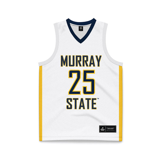 Murray State - NCAA Men's Basketball : Dillon Butler - White Basketball Jersey-0