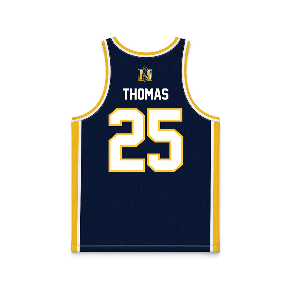 Murray State - NCAA Women's Basketball : Destiny Thomas - Blue Basketball Jersey-1