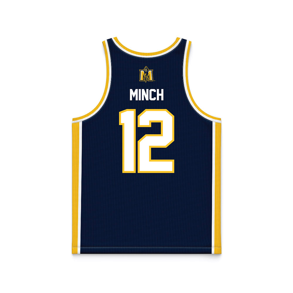 Murray State - NCAA Women's Basketball : ellery minch - Blue Basketball Jersey-1