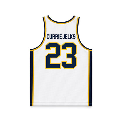 Murray State - NCAA Women's Basketball : Sharnecce Currie-Jelks - White Basketball Jersey-1