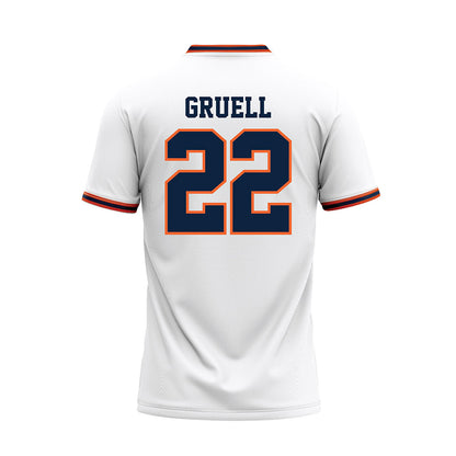 UTSA - NCAA Baseball : Garrett Gruell - White Jersey-1