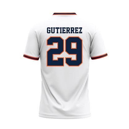 UTSA - NCAA Baseball : Christopher Gutierrez - White Jersey-1