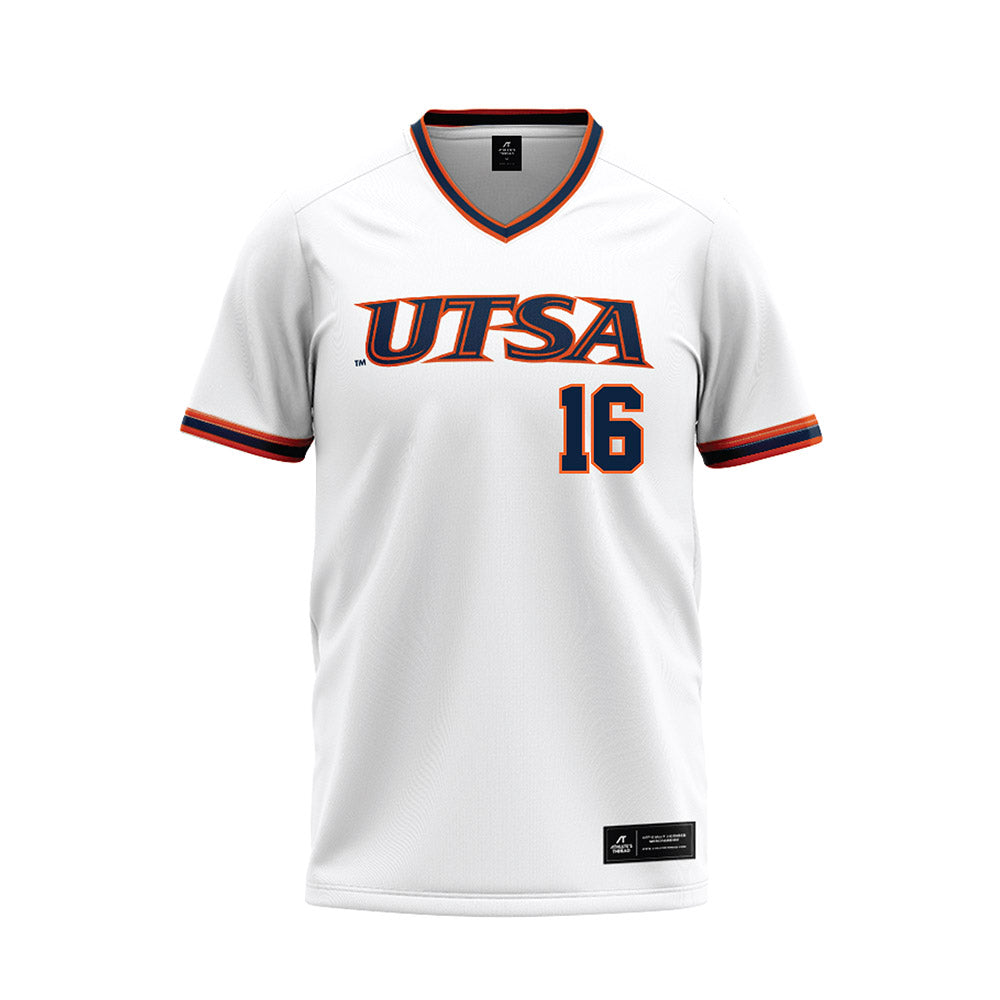UTSA - NCAA Baseball : Blayne Lyne - White Jersey-0