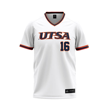 UTSA - NCAA Baseball : Blayne Lyne - White Jersey-0