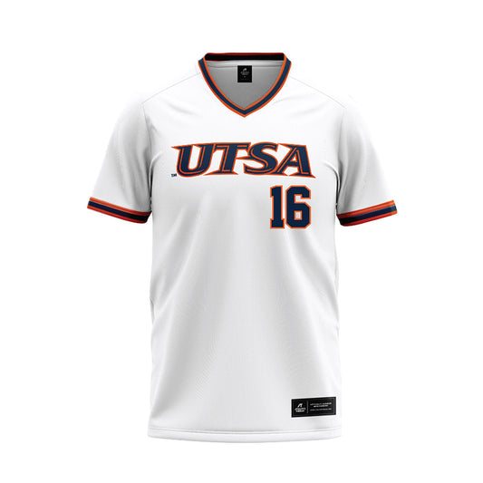 UTSA - NCAA Baseball : Blayne Lyne - White Jersey-0