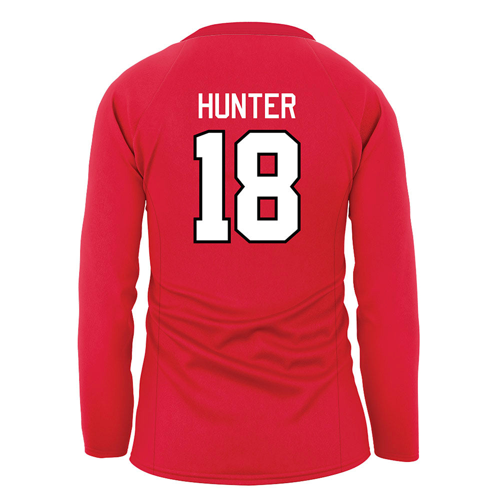 Nebraska - NCAA Women's Volleyball : Ryan Hunter - Red Volleyball Jersey-1
