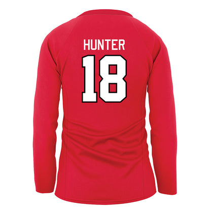 Nebraska - NCAA Women's Volleyball : Ryan Hunter - Red Volleyball Jersey-1