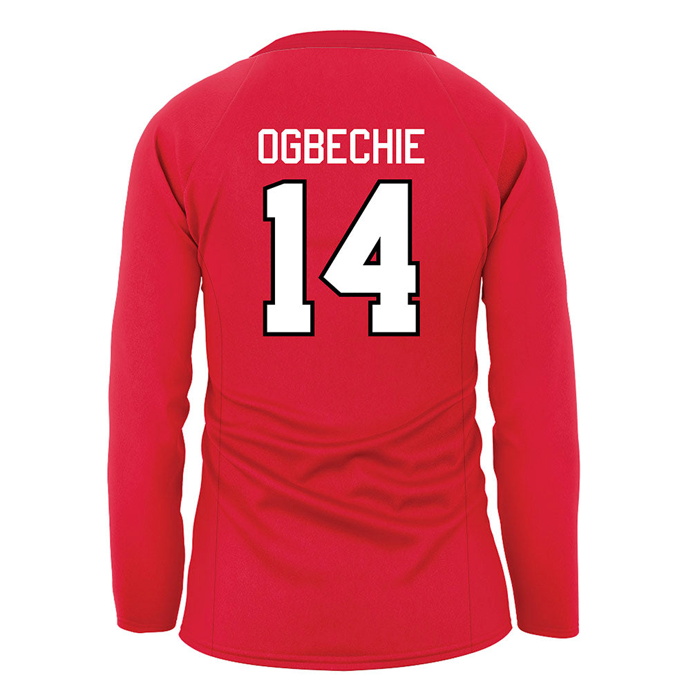 Nebraska - NCAA Women's Volleyball : Manaia Ogbechie - Red Volleyball Jersey-1