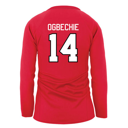 Nebraska - NCAA Women's Volleyball : Manaia Ogbechie - Red Volleyball Jersey-1