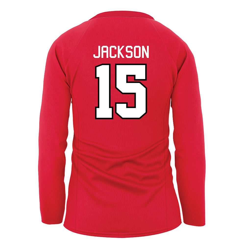 Nebraska - NCAA Women's Volleyball : Andi Jackson - Red Volleyball Jersey-1
