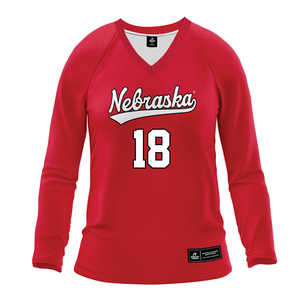 Nebraska - NCAA Women's Volleyball : Ryan Hunter - Red Volleyball Jersey-0