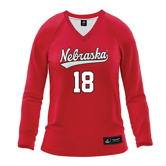 Nebraska - NCAA Women's Volleyball : Ryan Hunter - Red Volleyball Jersey-0
