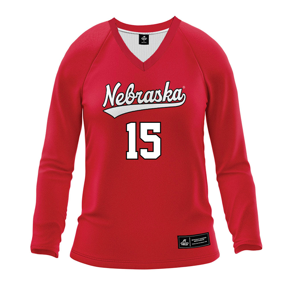 Nebraska - NCAA Women's Volleyball : Andi Jackson - Red Volleyball Jersey-0