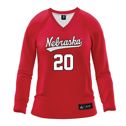 Nebraska - NCAA Women's Volleyball : Jayden Robinson - Red Volleyball Jersey-0