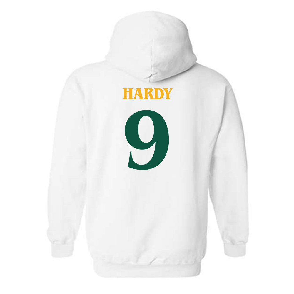 William & Mary - NCAA Men's Soccer : Brogan Hardy - Replica Shersey Hooded Sweatshirt-1