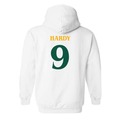 William & Mary - NCAA Men's Soccer : Brogan Hardy - Replica Shersey Hooded Sweatshirt-1