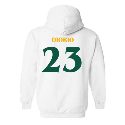 William & Mary - NCAA Men's Soccer : Michael DiOrio - Replica Shersey Hooded Sweatshirt-1