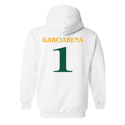 William & Mary - NCAA Men's Soccer : Diego Garciarena - Replica Shersey Hooded Sweatshirt-1
