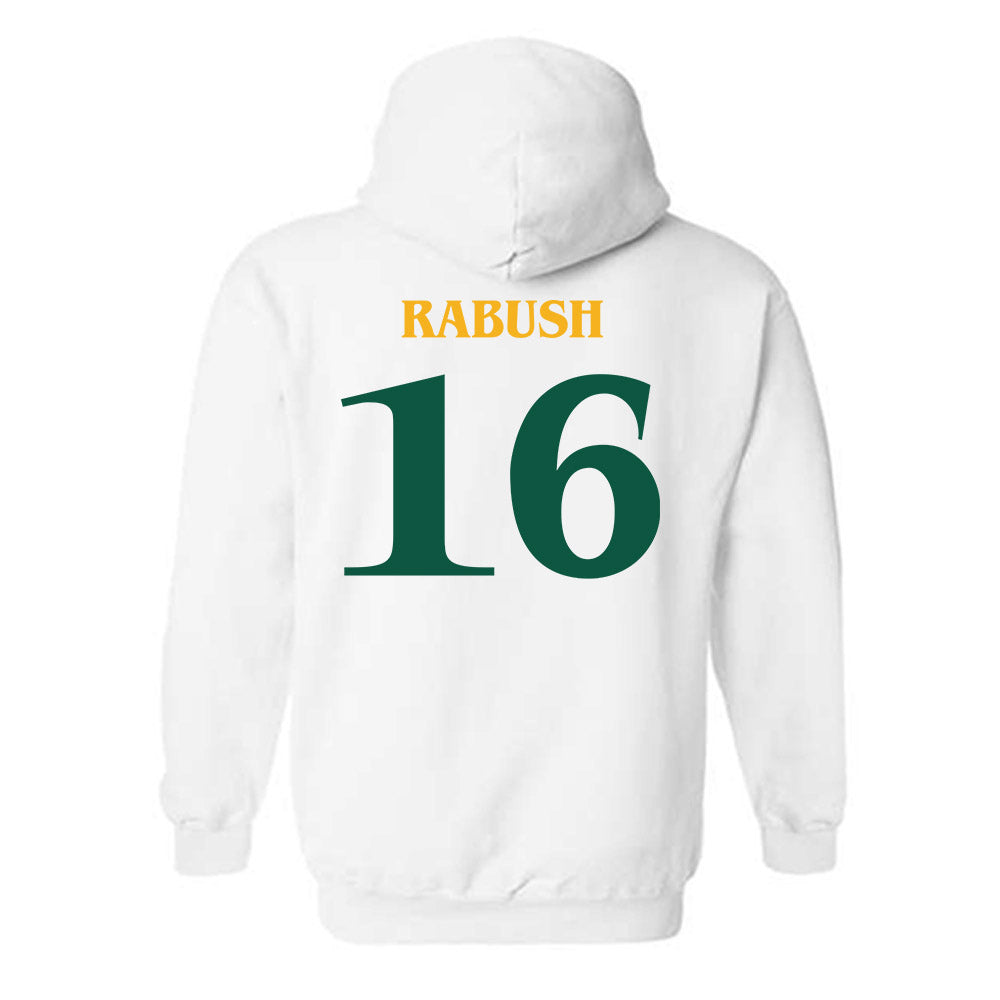 William & Mary - NCAA Men's Soccer : Evan Rabush - Replica Shersey Hooded Sweatshirt-1